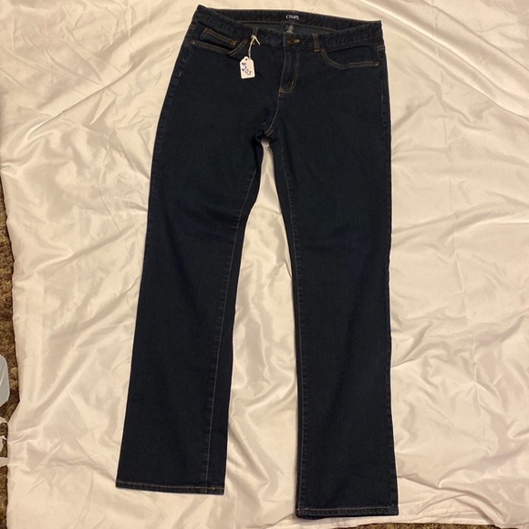 EUC Chaps denim jeans. Size 8. - Picture 2 of 8